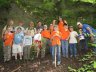 Scout Troop 422 Nature Walk - A group of scouts from troop 422 at Christ United Church recently joined John Trussell on a nature walk into Oaky Woods where they worked on their Geology badges. Every one was successful in finding a 40 million year old sea shell or sand dollar. If you want to set up a hike for your group, contact John at 478 953-9320
